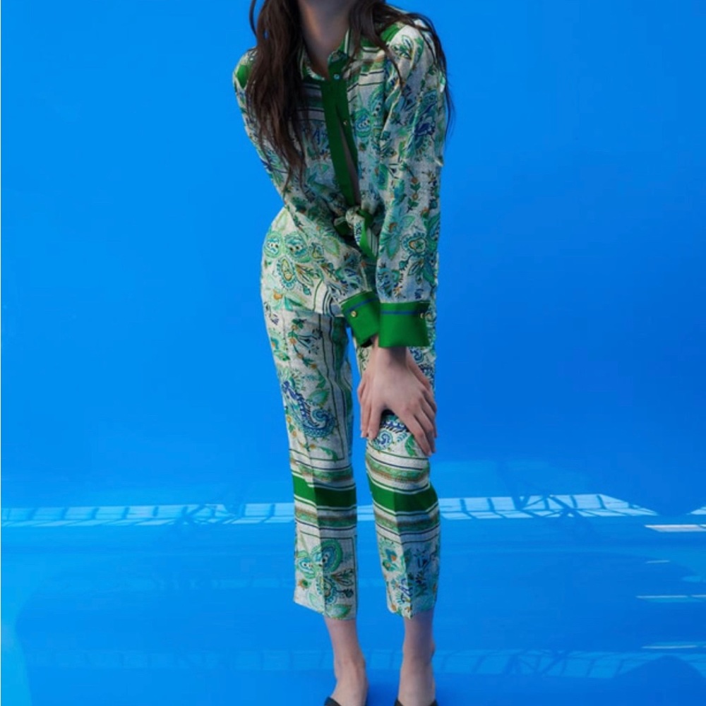 Zara blouse and trouser set